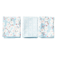 Load image into Gallery viewer, Cherry Blossom Set Of 3 Reversible Microfiber Dish Cloth Set