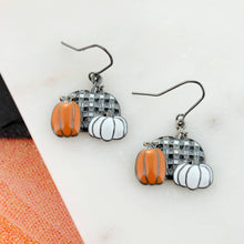 Load image into Gallery viewer, Pumpkin Trio Earrings
