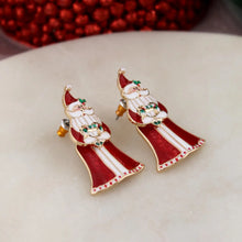 Load image into Gallery viewer, Saint Nick Dangle Post Earrings
