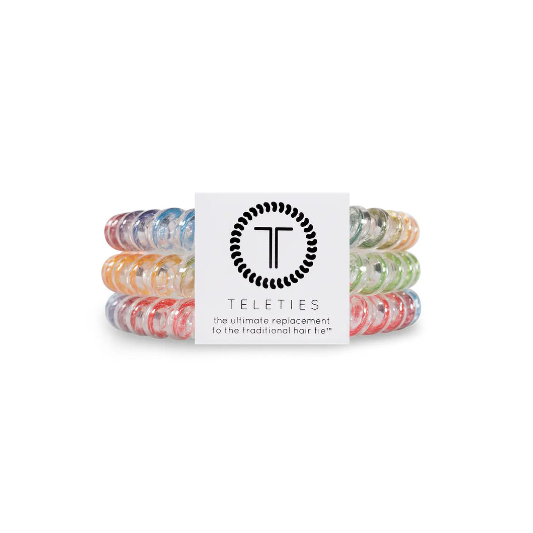 Rainbow Rope Teleties Small 3-Pack Hair Tie