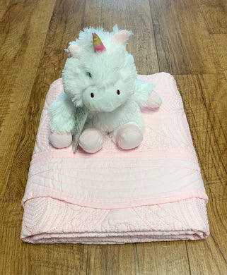 Heirloom Baby Quilt Light Pink