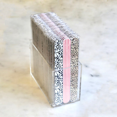 Wild Night Nail Files Pink/Black/Tan Set Of 3