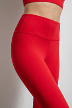 Load image into Gallery viewer, Buttery Soft Full Length Leggings in - Red