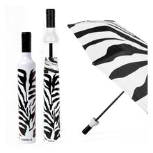 Load image into Gallery viewer, Zebra Print Bottle Umbrella