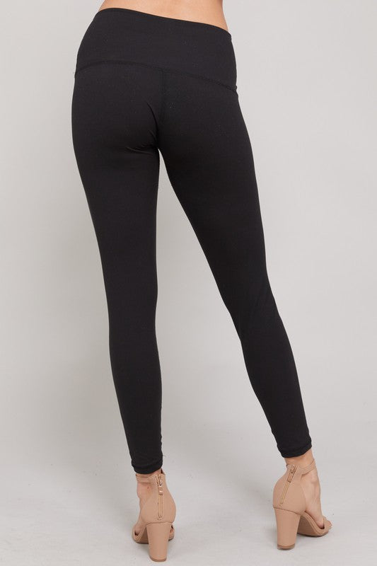 Original Buttery Super Soft Capri length, high waist band leggings- Bl –  LandyLane Boutique