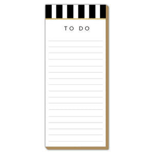 Black and White Stripe To Do List