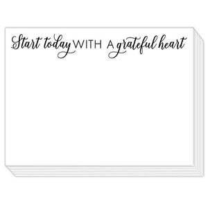 Start Today With a Grateful Heart Slab Pad