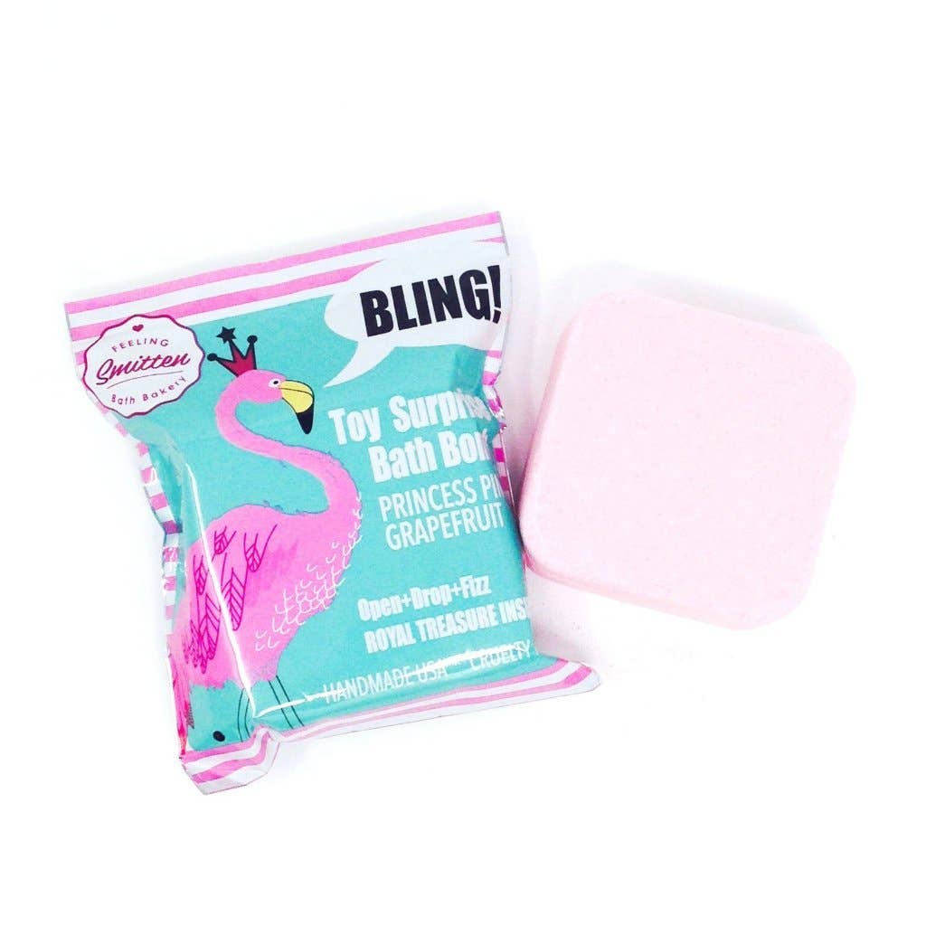 Princess Pink Grapefruit Surprise Bag Bath Bomb