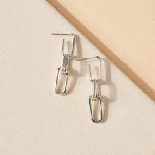 Load image into Gallery viewer, Chain Link Dangling Earrings