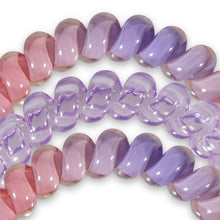 Load image into Gallery viewer, Cotton Candy Sky Teleties Large 3-Pack Hair Ties