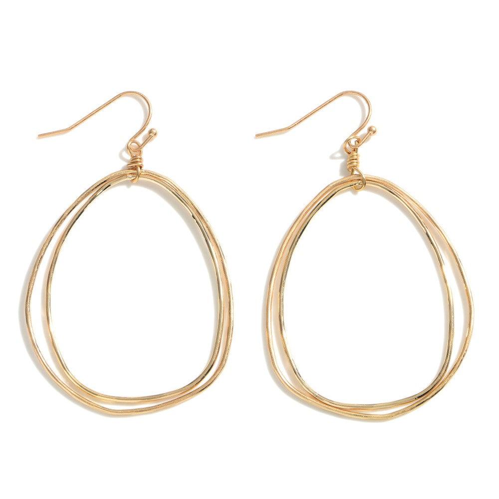 Metal Drop Earrings