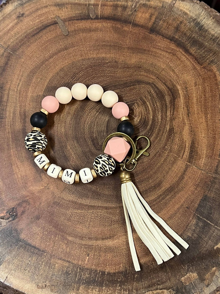 Silicone bead keychain clearance