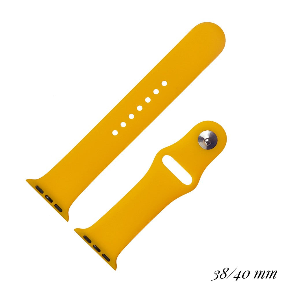 Mustard Interchangeable Silicone Watch Band-38/40MM