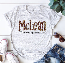 Load image into Gallery viewer, McLean Cougars Hand Drawn Unisex Spirit Tee