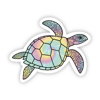 Sea Turtle Tie Dye Aesthetic Decal Sticker