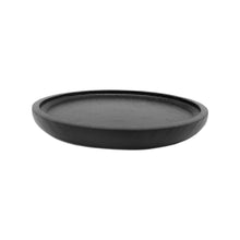Load image into Gallery viewer, Black Round Wood Tray 7x7