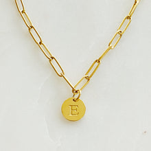 Load image into Gallery viewer, Linked Chain Initial Charm Bracelets