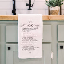 Load image into Gallery viewer, Art Of Marriage Tea Towel