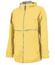 Load image into Gallery viewer, Ladies Charles River Rain Jacket-Buttercup
