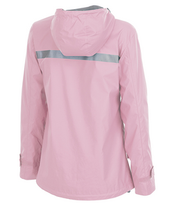 Ladies Charles River Rain Jacket-Pink