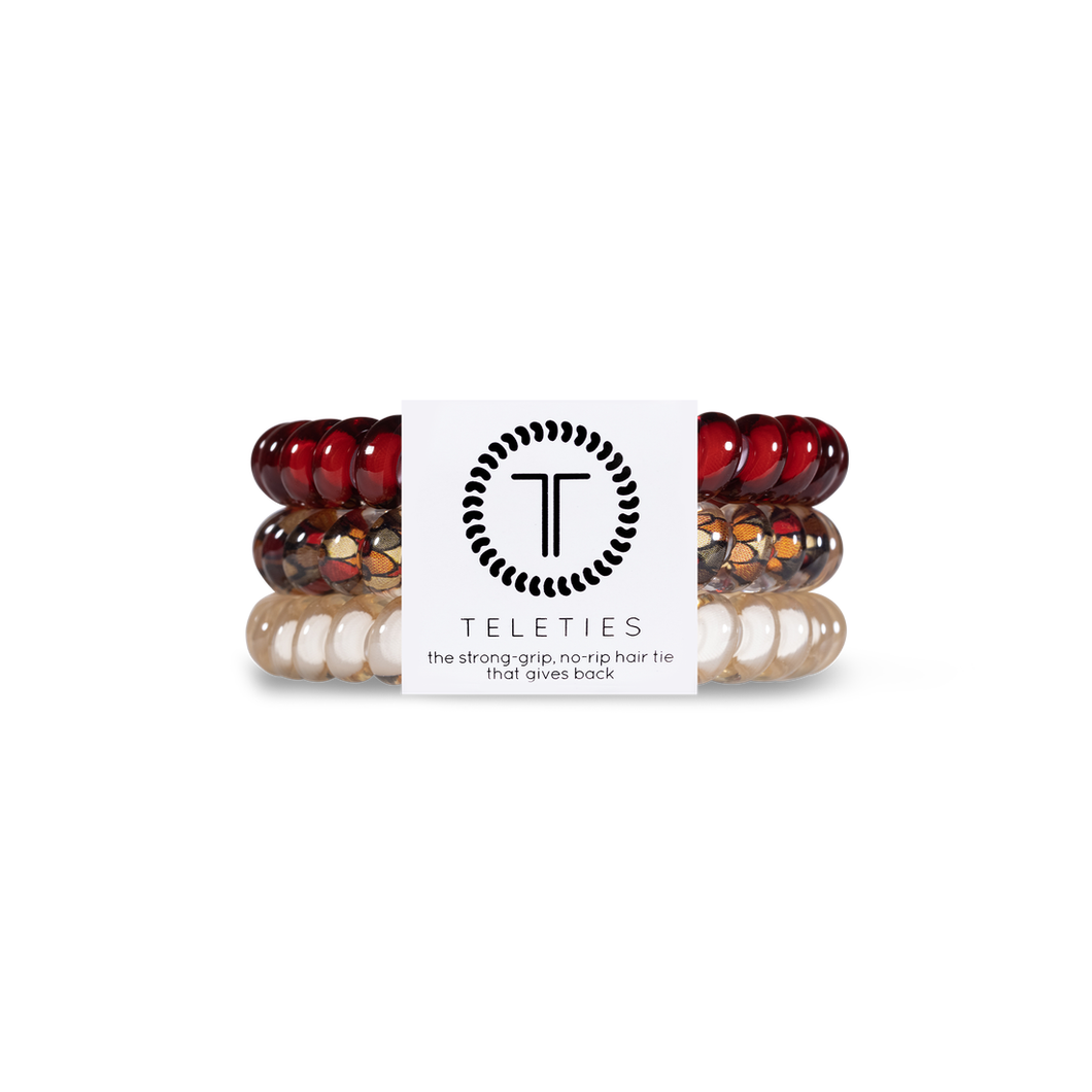 Terracotta Teleties Large 3-Pack Hair Ties