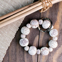 Load image into Gallery viewer, Linen Wrist Keychain