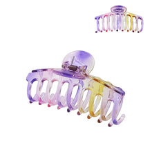 Load image into Gallery viewer, Multicolor Acetate Claw Hair Clip- Several colors