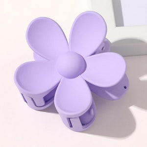 Flower Shaped Claw Hair Clip - Several Colors