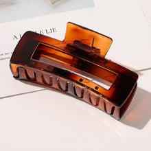 Load image into Gallery viewer, Rectangle Claw Hair Clip- Several Colors