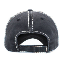 Load image into Gallery viewer, Vintage Distressed Football Mama Patch Baseball Cap