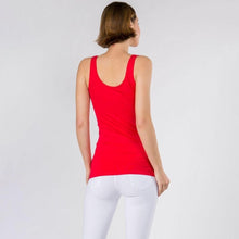 Load image into Gallery viewer, Red Seamless Reversible Tank Top