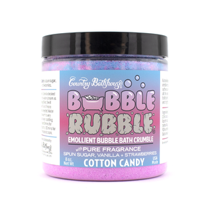 Bubble Rubble Emollient Bubble Bath Crumbles-Cotton Candy