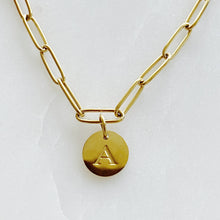 Load image into Gallery viewer, Linked Chain Initial Charm Bracelets