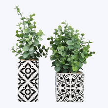 Load image into Gallery viewer, Ceramic Moroccan Tile Design Planter 2 Options