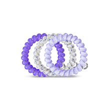 Load image into Gallery viewer, Violet Teleties Small 3-Pack Hair Tie