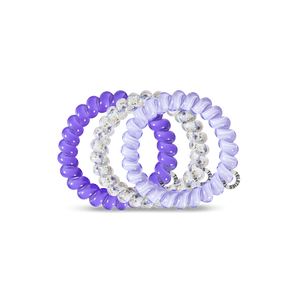 Violet Teleties Small 3-Pack Hair Tie