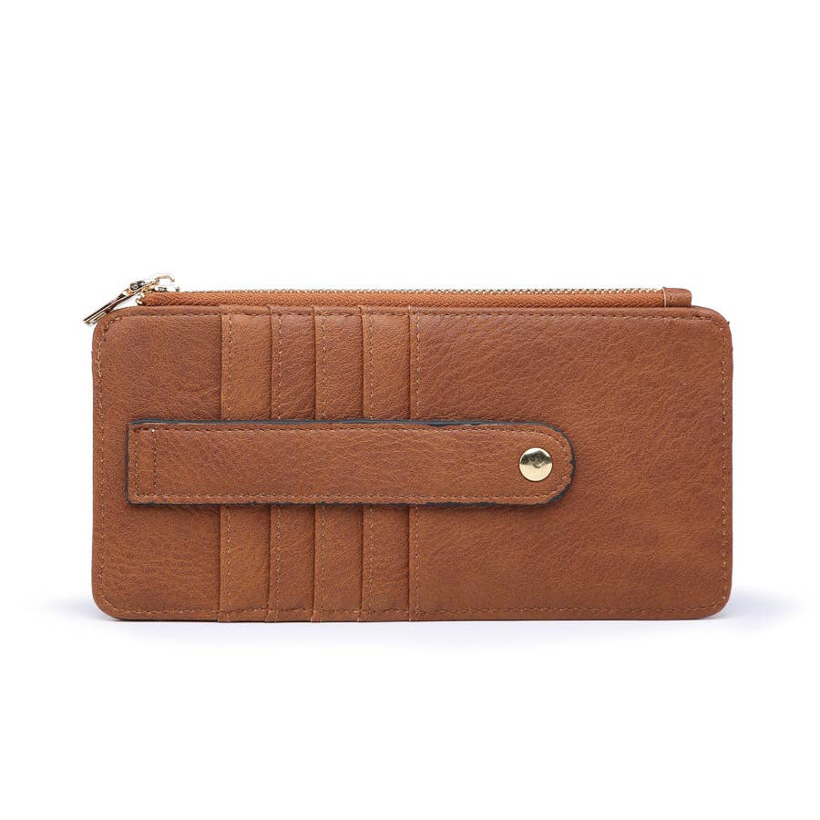 Slim Card Holder Wallet- Brown