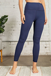 Buttery Soft Full Length Leggings in Navy