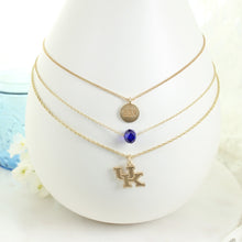 Load image into Gallery viewer, Kentucky Matte Gold Logo Trio Necklace Set