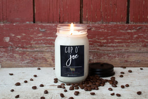 Farmhouse Collection Mason Jar Candle 13oz -Cup O' Joe
