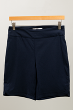 Load image into Gallery viewer, Women&#39;s High-Rise Pull-On Bermuda Shorts- Black