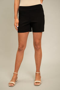 Women's High-Rise Pull-On Shorts- Black