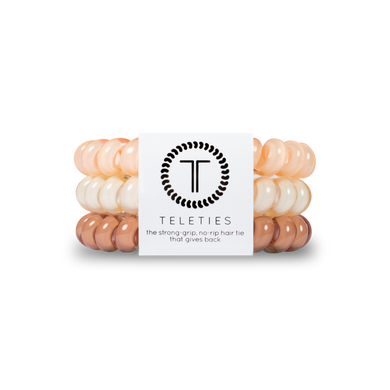 For The Love Of Nudes Teleties Large 3-Pack Hair Ties