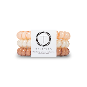 For The Love Of Nudes Teleties Large 3-Pack Hair Ties