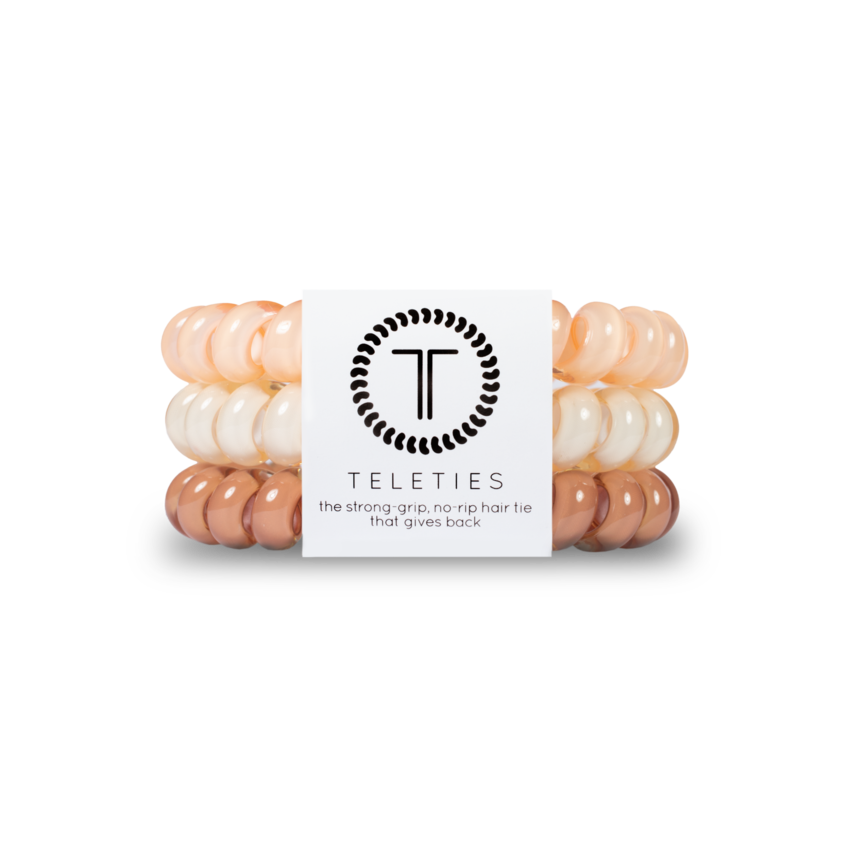 For The Love Of Nudes Teleties Large 3-Pack Hair Ties