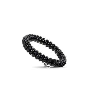 Jet Black Teleties Small 3-Pack Hair Tie