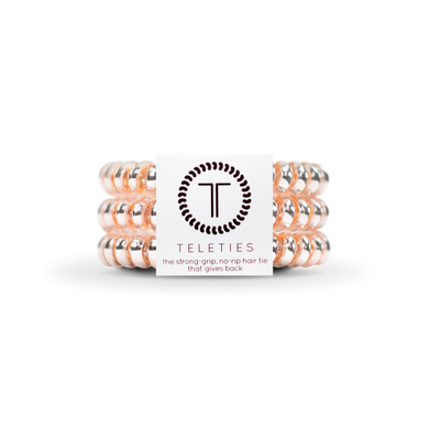 Millennial Pink Teleties Small 3-Pack Hair Tie