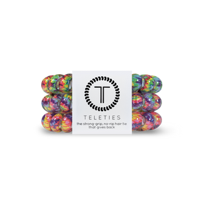 Psychedelic Teleties Large 3-Pack Hair Ties