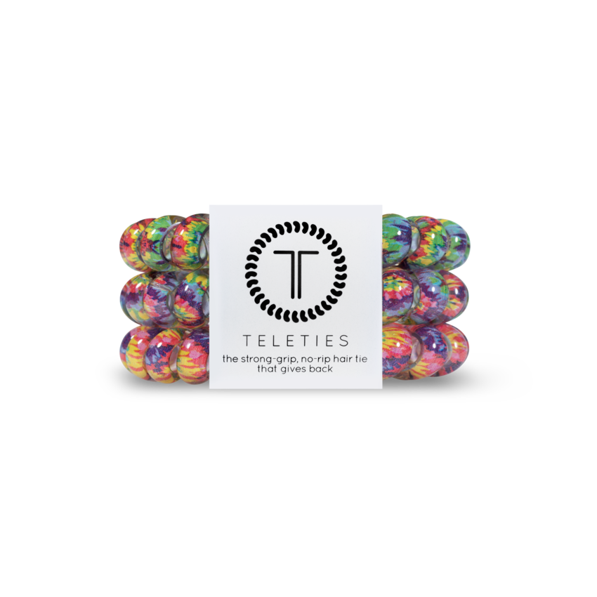 Psychedelic Teleties Large 3-Pack Hair Ties