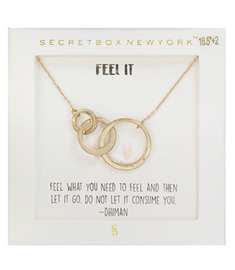 Feel It 3 Link Circle Necklace